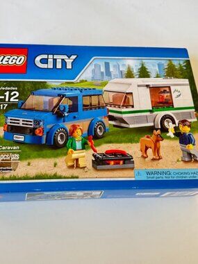Lego City 60117 Van & Caravan NEW in Box Camper Dog Travel Camping Outdoors Seal